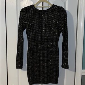 NECESSARY CLOTHING Long Sleeve Black Dress